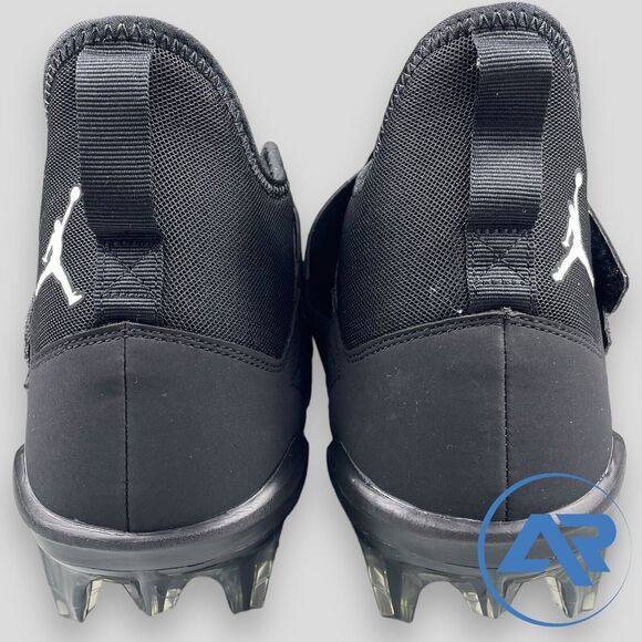 Nike Air Jordan Alpha Menace Pro 2 MID Black Size 14 Football Cleats CV1676-003 - Picture 7 of 7